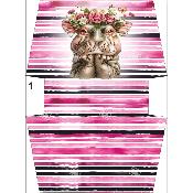 Panneau pour MINI POCHETTE : modèle 1 -HYPOPOTHAME 