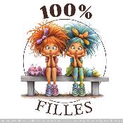 panneau simili  : modèle 2257- FEMME-100% FILLES