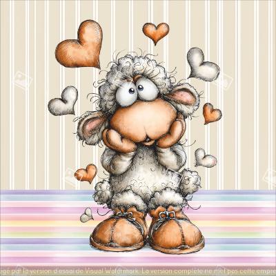 panneau simili  : modèle 2342-MOUTON