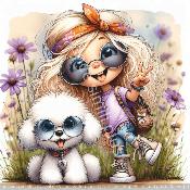 Panneau simili 10x10cm : modéle -10