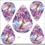 Kit créatif :PARURE BOUCLE D'OREILLE-PENDENTIF: modèle 64