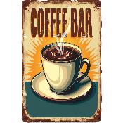Panneau tissu pour TORCHON : COFFEE BAR