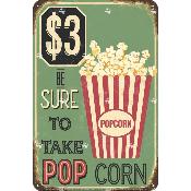 Panneau tissu pour TORCHON : POP CORN
