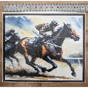 1  panneaux simili 25x30cm : cheval