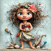 panneau simili  : modèle 2285-FEMME-FILLETTE 