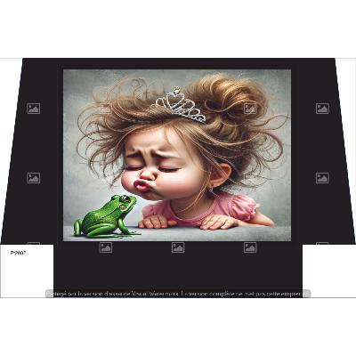 Panneau SIMILI 40x27cm : modèle FEMME PT2082