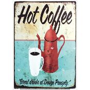 Panneau tissu pour TORCHON : HOT COFFEE