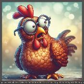panneau simili  : modèle 2311-POULE