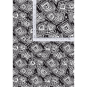 Simili cuir 10cmx140cm : modèle GEOMETRIE: SM07