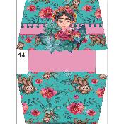 Panneau pour MINI POCHETTE : modèle 14- FILETTE FRIDA