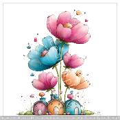 Panneau simili 10x10cm : modéle -2280