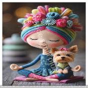 Panneau simili 10x10cm : modéle -58