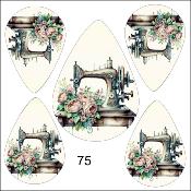 Kit créatif :PARURE BOUCLE D'OREILLE-PENDENTIF: modèle 75