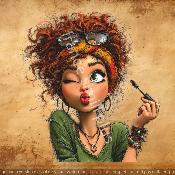 panneau similI  FEMME : modèle 2206