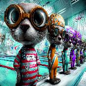 panneau simili  : modèle 2364- LOUTRE PISCINE 
