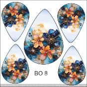 Kit créatif :PARURE BOUCLE D'OREILLE-PENDENTIF  : modèle 8