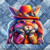 panneau simili LAPIN ROCK : modèle 2160