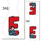 Panneau pour PORTE Clés  : modèle 34E