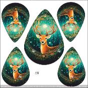 Kit créatif :PARURE BOUCLE D'OREILLE-PENDENTIF: modèle 59