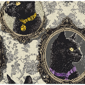 Toile à sac  50cmx157cm :TS97- Tableau Chats