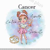 panneau signe du zodiac : modéle CANCER FILLE