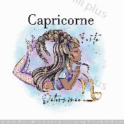 panneau signe du zodiac : modéle CAPRICORNE FILLE