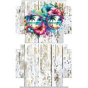 Panneau pour TOUSSE DE TOILETTE :modéle 8