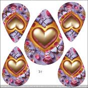 Kit créatif :PARURE BOUCLE D'OREILLE-PENDENTIF: modèle 31