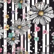 panneau simili  : modèle 2326-FLEURS