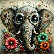 panneau simili  : modèle 2352- ELEPHANT 