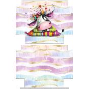 Panneau pour TOUSSE DE TOILETTE :modéle 6