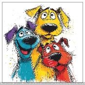 Panneau simili 10x10cm : modéle -A23