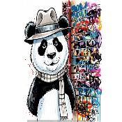 Panneau tissu pour TORCHON : PANDA