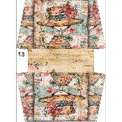 Panneau pour MINI POCHETTE : modèle 13- FILLETTE AU CHAPEAU