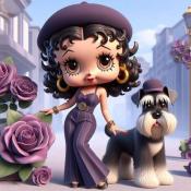 PANNEAU SIMILI : betty 1680