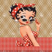 panneau simili  : modèle 2344-FEMME BETTY