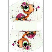 Panneau pour pochette RONDE : modèle PR2347