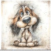 panneau simili  : modèle 2233-CHIEN