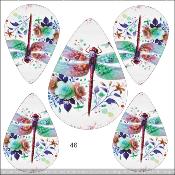 Kit créatif :PARURE BOUCLE D'OREILLE-PENDENTIF: modèle 46