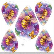 Kit créatif :PARURE BOUCLE D'OREILLE-PENDENTIF: modèle 61