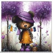 Panneau simili 10x10cm : modéle -11