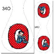 Panneau pour PORTE Clés  : modèle 34O