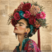 panneau simili  : modèle 2295-FEMME-STYLE FRIDA