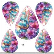 Kit créatif :PARURE BOUCLE D'OREILLE-PENDENTIF: modèle 63