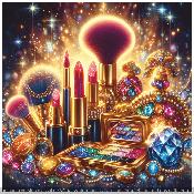 panneau simili  : modèle 2249- MAQUILLAGE