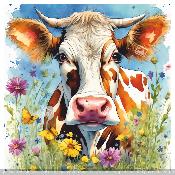 panneau simili  : modèle 2334-VACHE