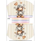 Panneau pour pochette RONDE : modèle PR2342
