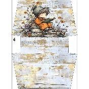 Panneau pour MINI POCHETTE : modèle 4  -FILETTE LECTURE