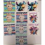 lot 10 panneaux simili 15x15cm : lot 1