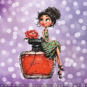 panneau similI  FEMME PARFUM : modèle 2204